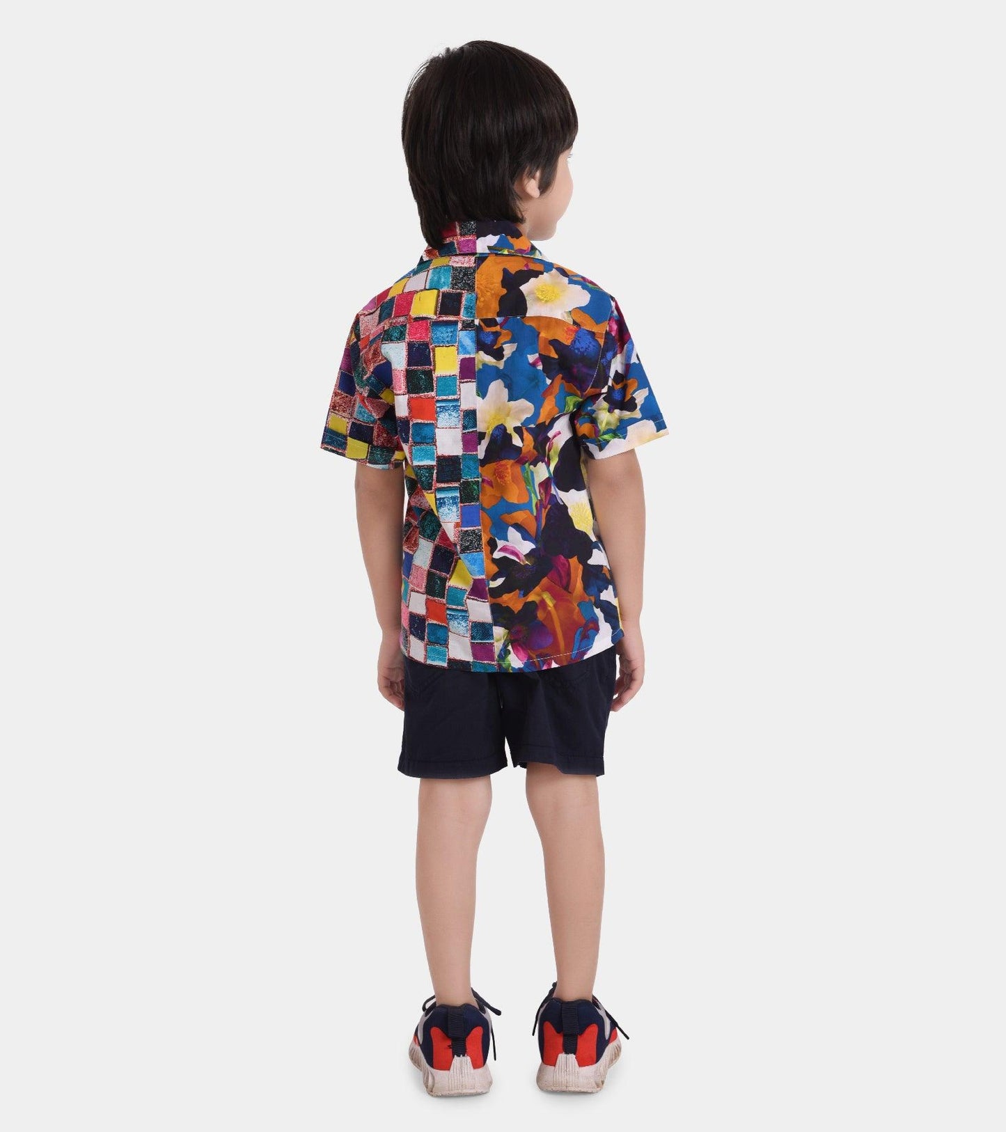 Double Trouble Printed Boys Shirt