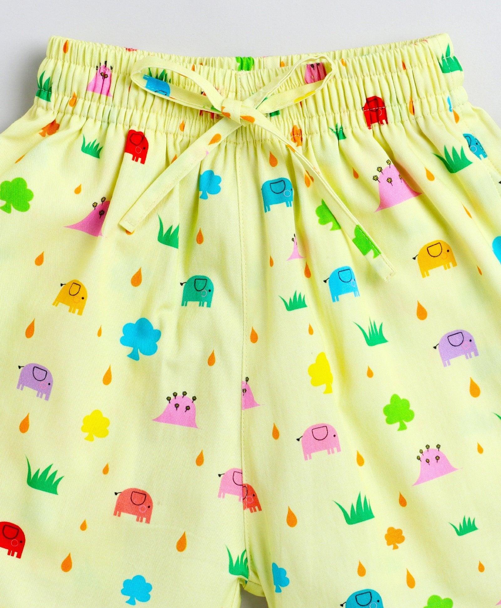 Garden Print Boys Shorts