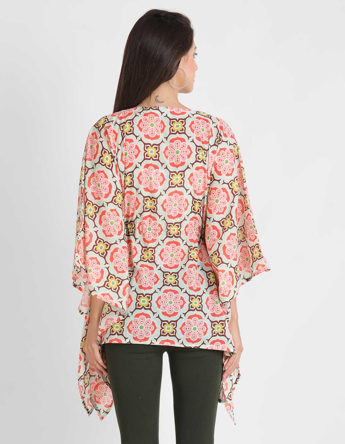 Geometric Print Kaftan