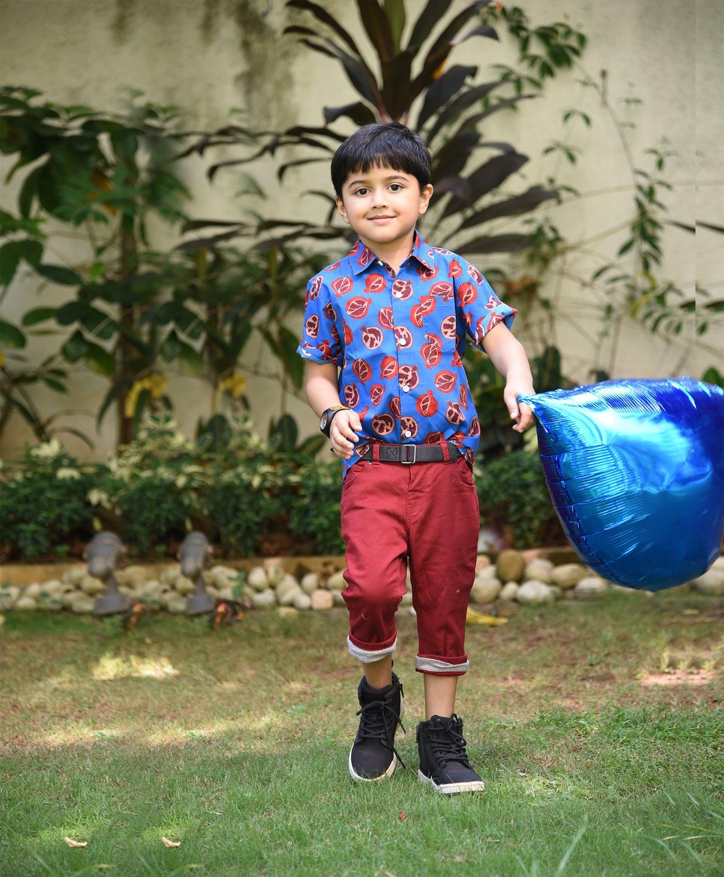 Electric Anar Printed Half Sleeve Shirt