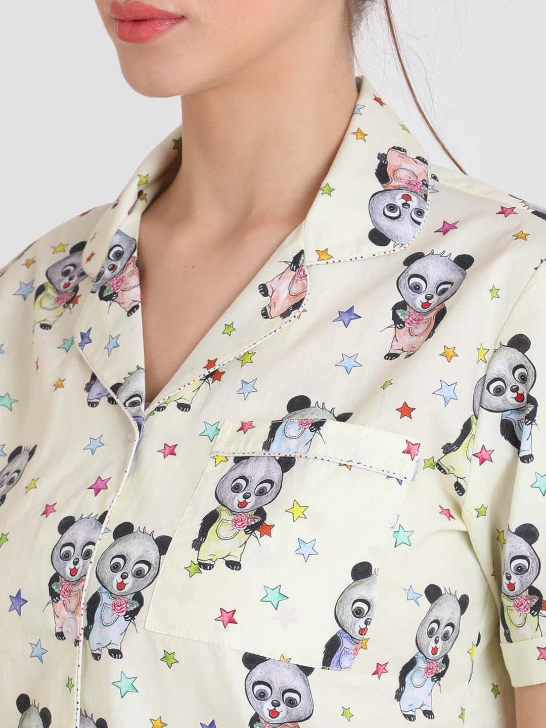 Dainty Printed Nightsuit Set for Women