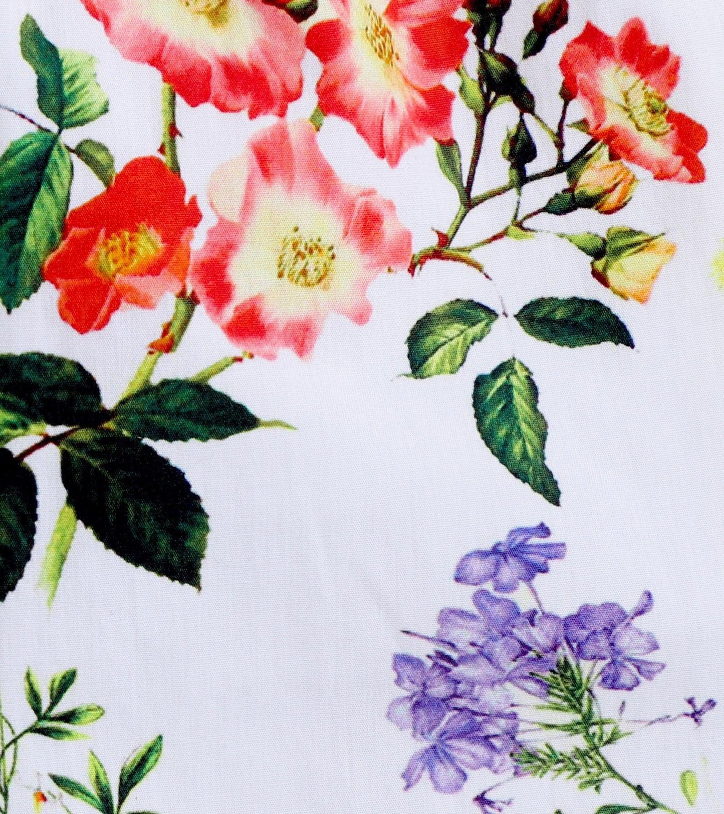 Pearly Floral Printed Nightsuit Set for Girls