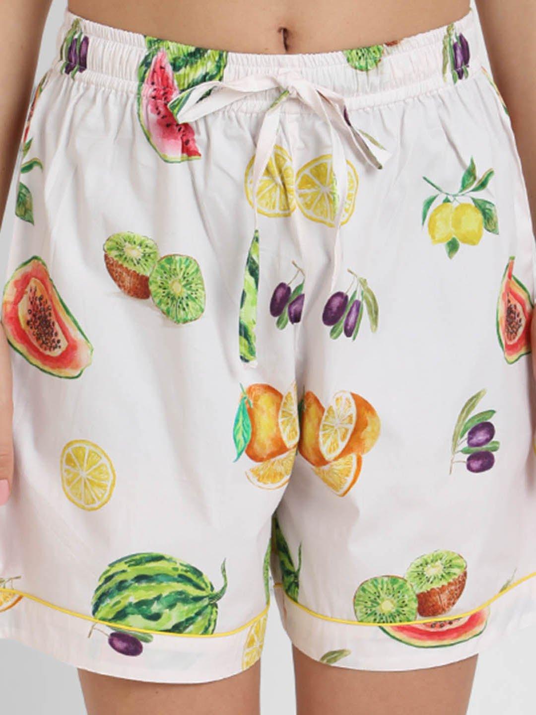Fruitiliciuos Printed Nightsuit Set for Women