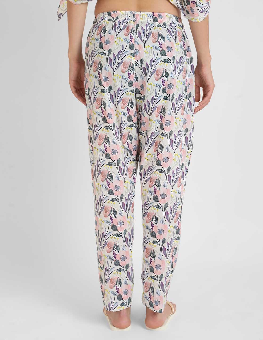 Mystic Floral Kaftan Pyjama Set