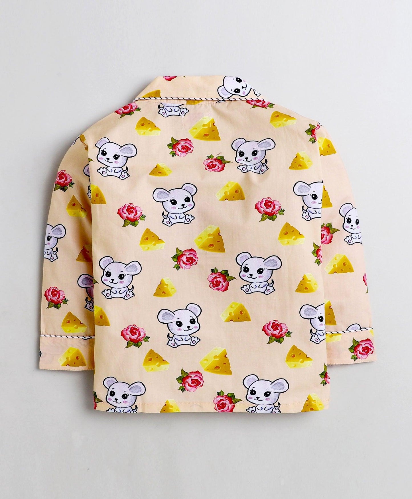 Cheese & Micky Cartoon Printed Night Suit Set - koochi Poochi