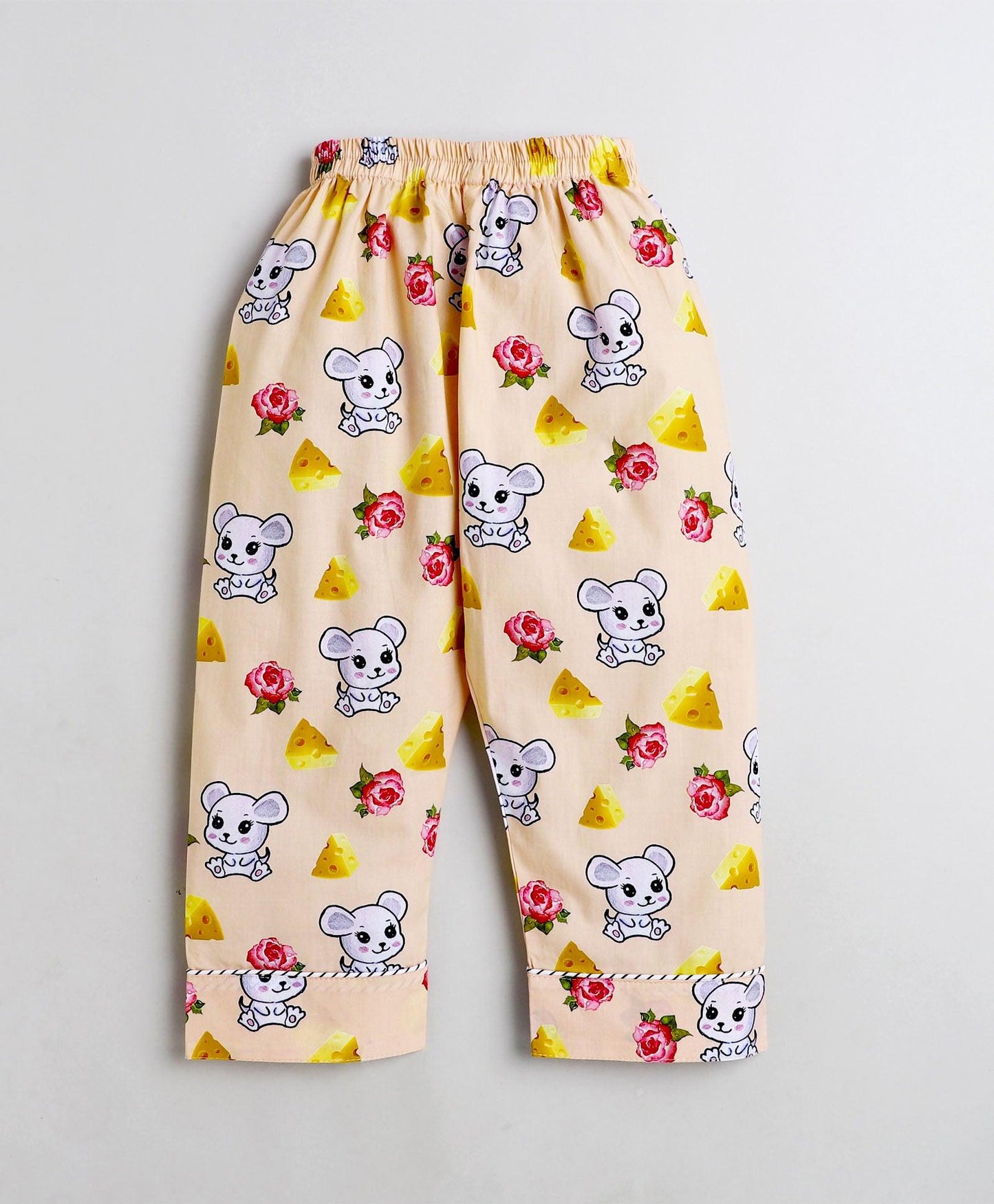 Cheese & Micky Cartoon Printed Night Suit Set - koochi Poochi