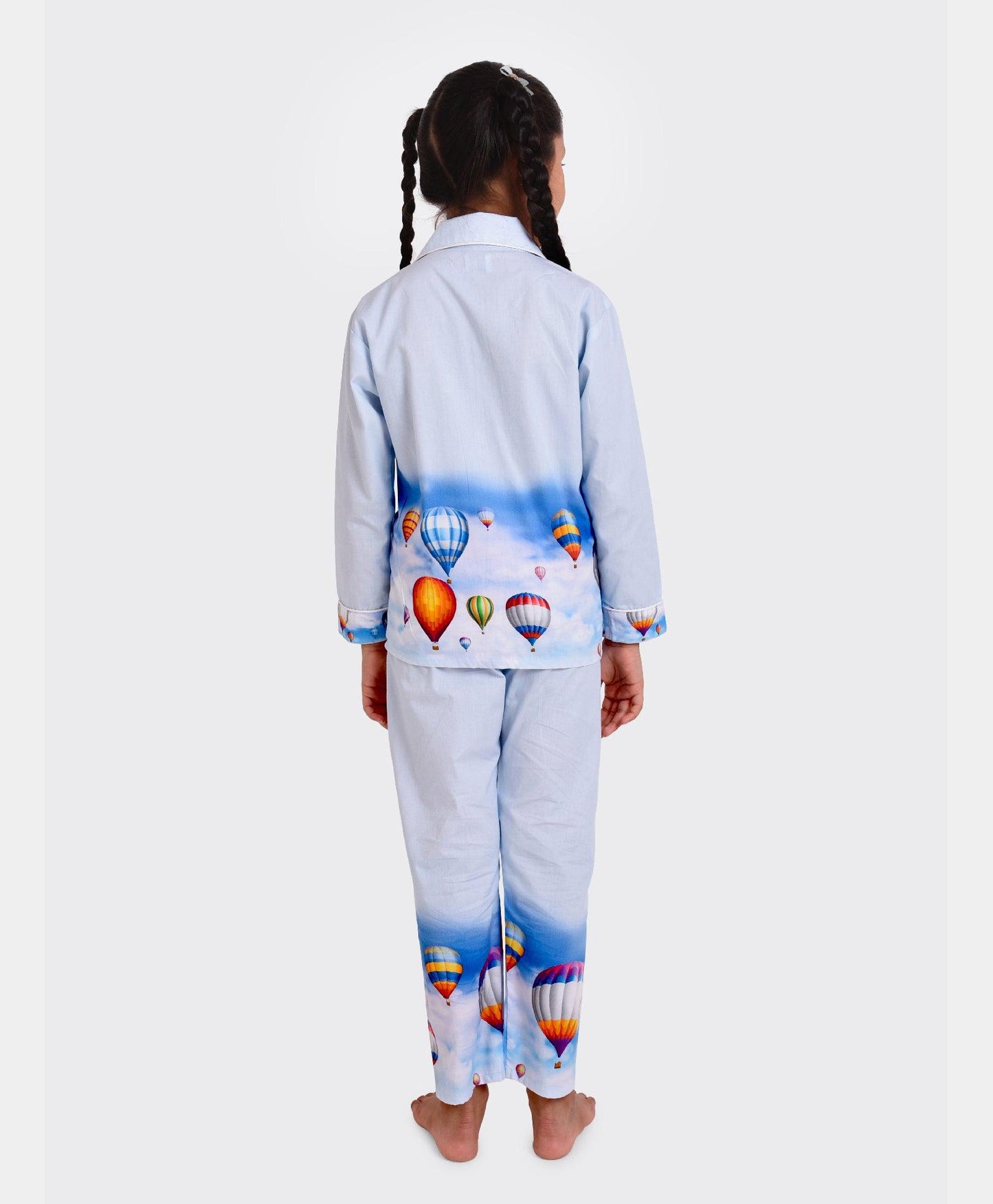 Hot Air Baloon Printed Nightsuit Set