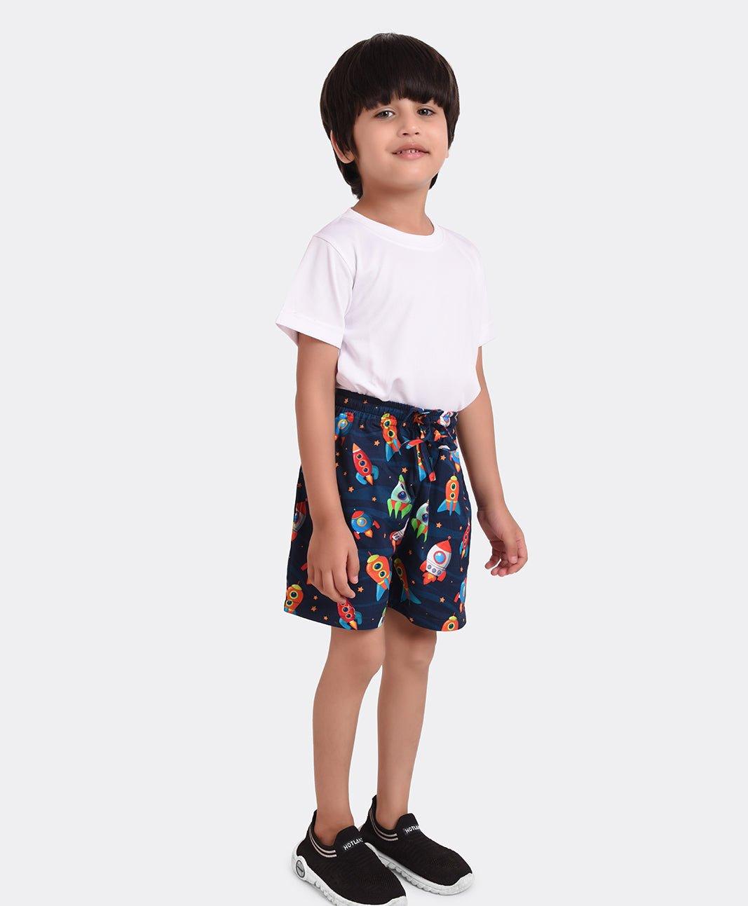 Truck Print Boys Shorts