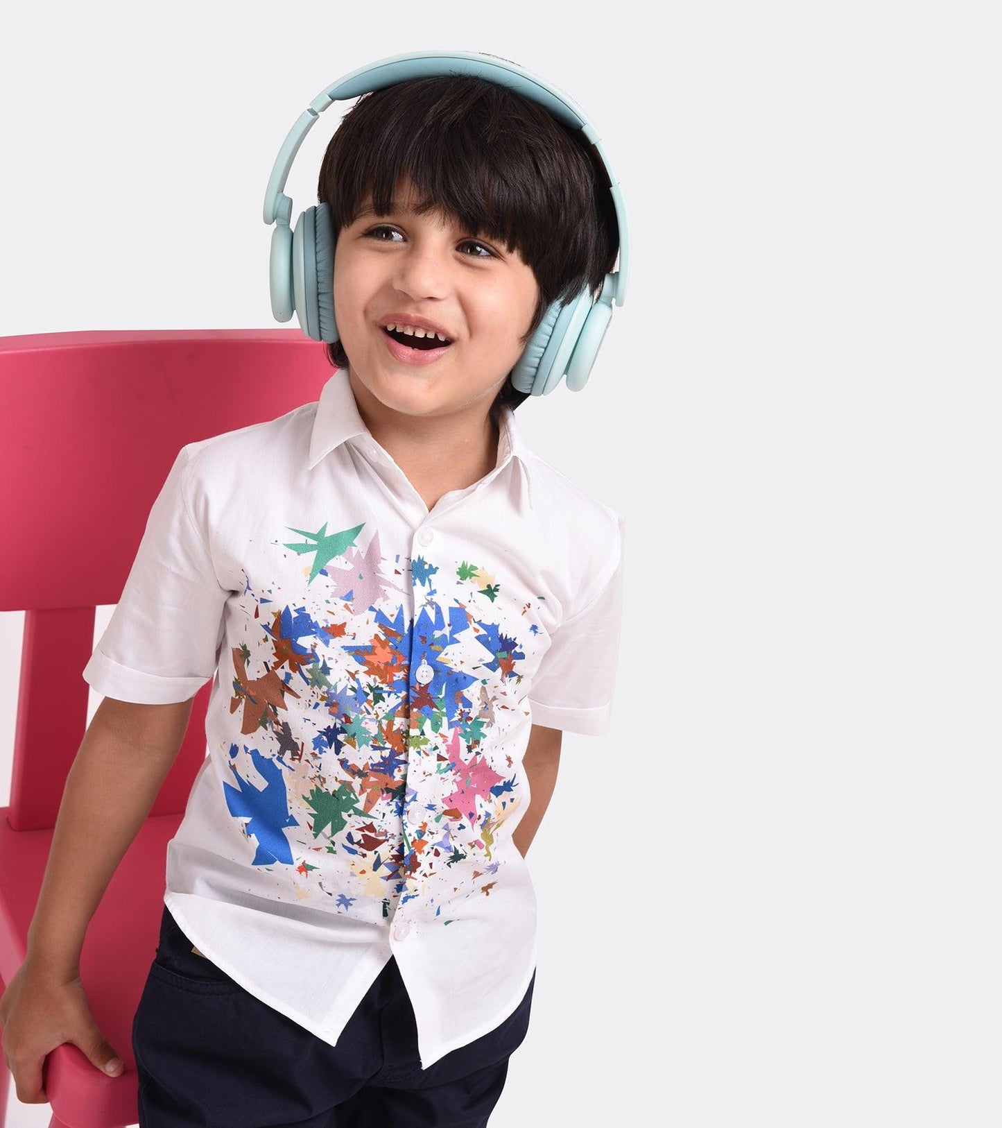 Designer Printed Boys Shirt
