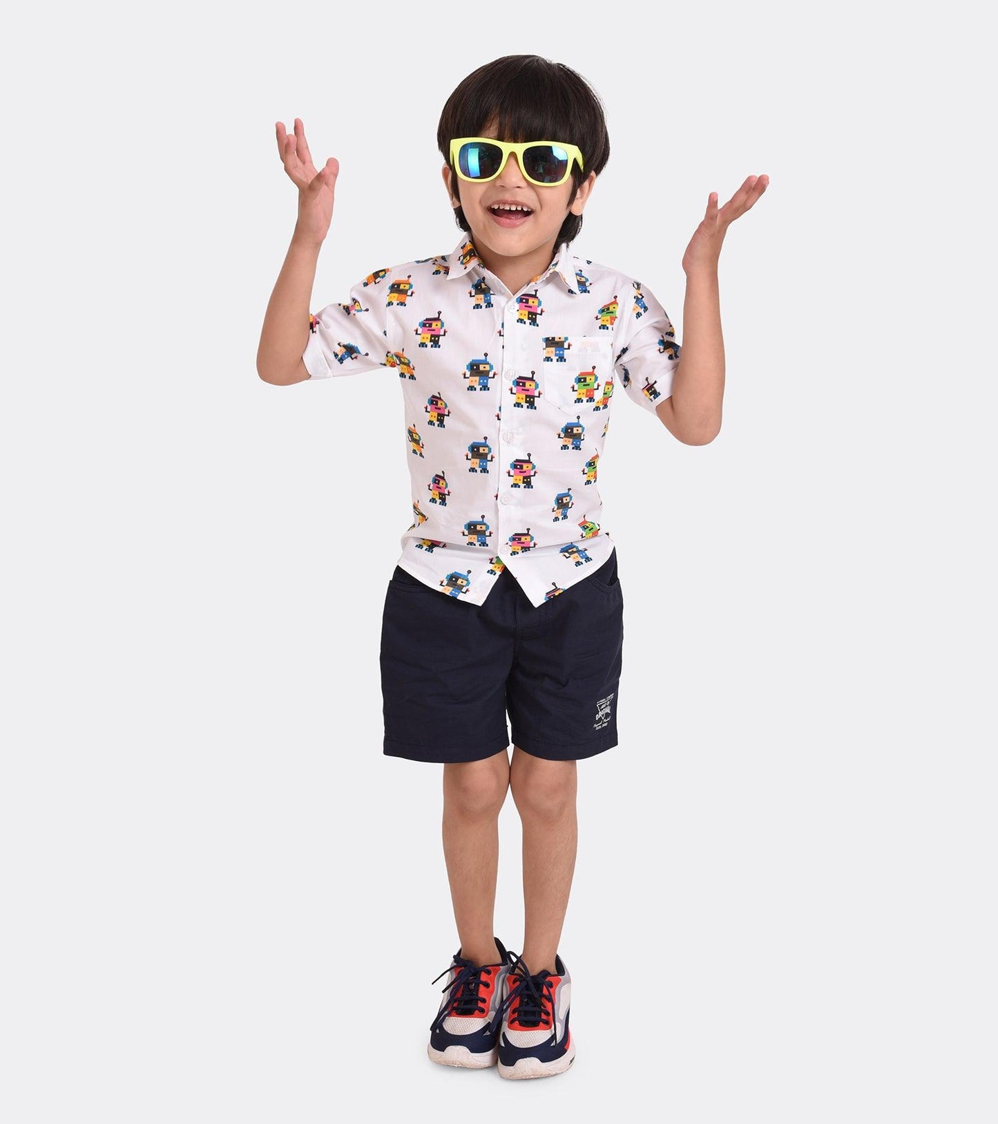 Robo Play Printed Boys Shirt