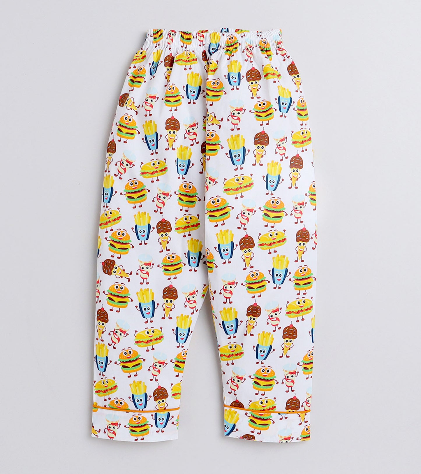 Fav Food Printed Nightsuit Set for Girls