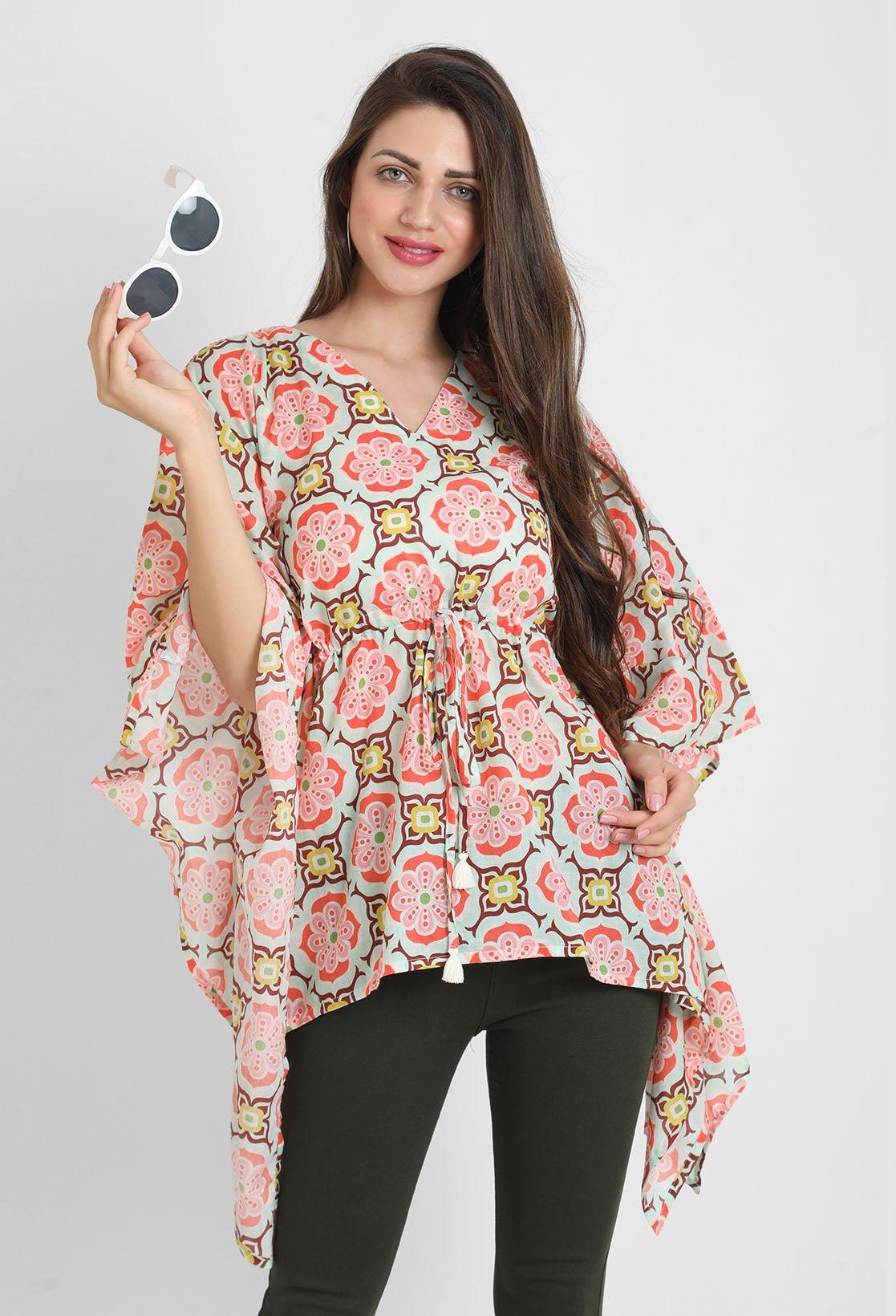 Geometric Print Kaftan