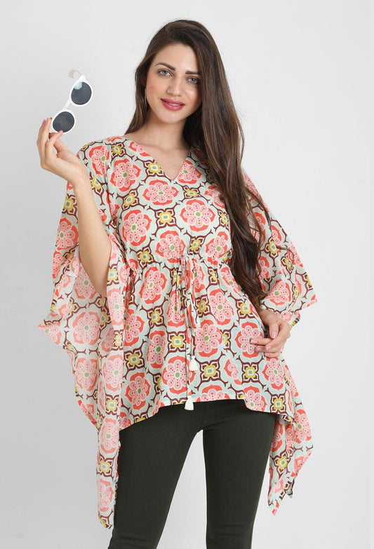 Geometric Print Kaftan