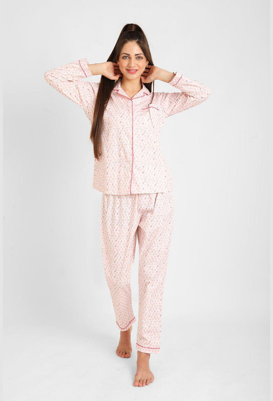 Tiny Tini-Tots Printed Nightsuit Set for Women - koochi Poochi