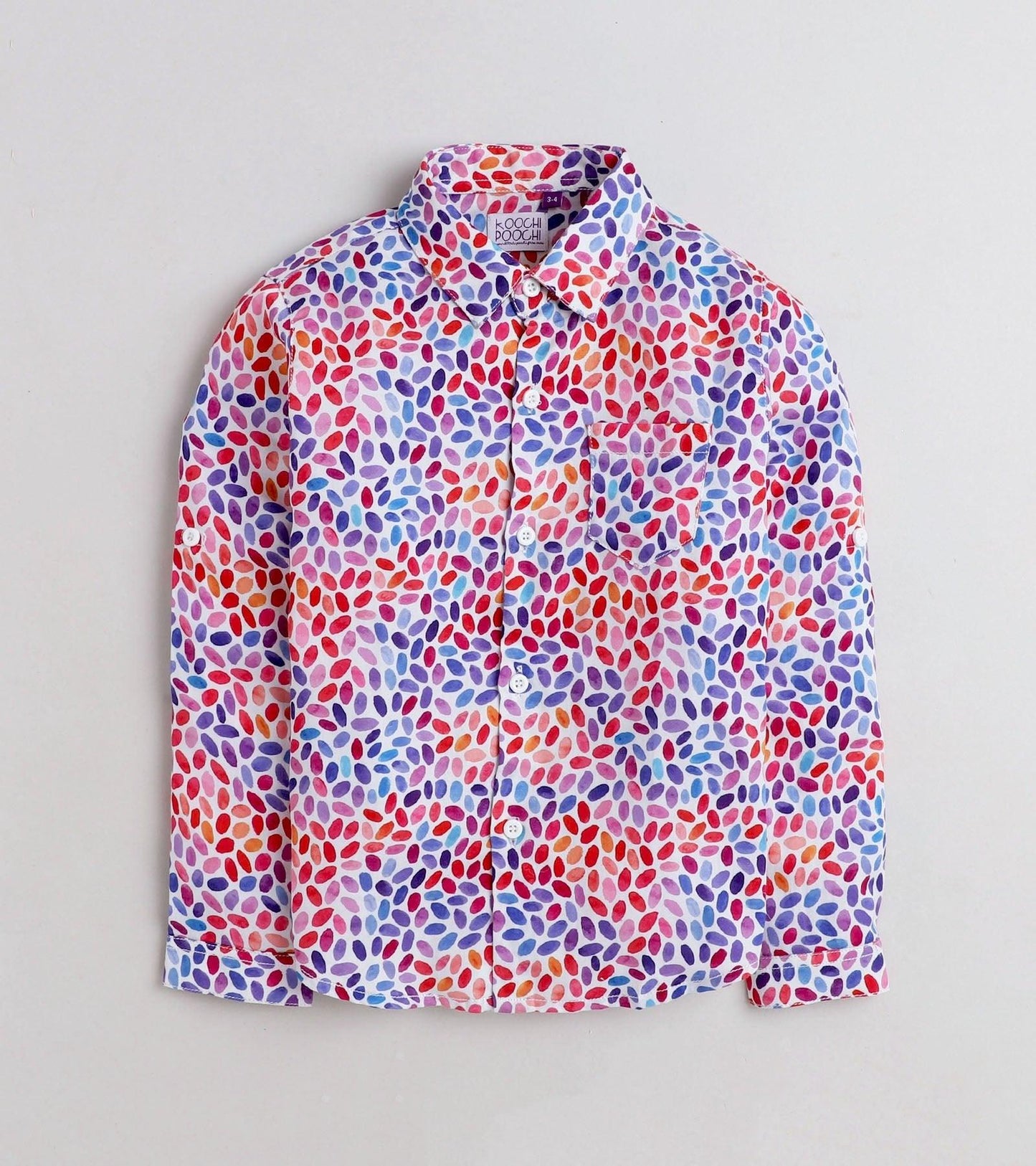 Multi B Printed Full Sleeve Shirt