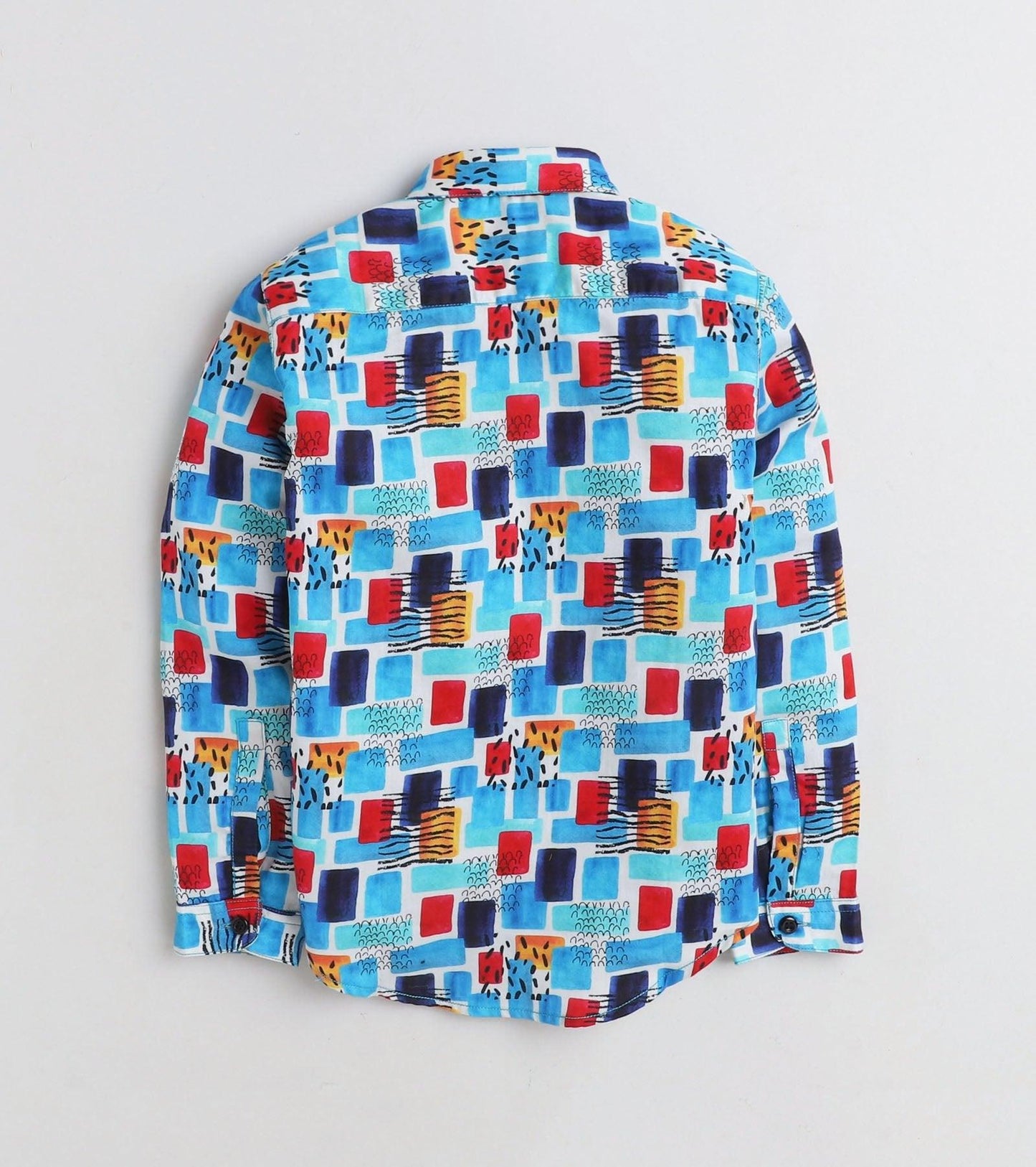 Mul Bck Printed Full Sleeve Shirt