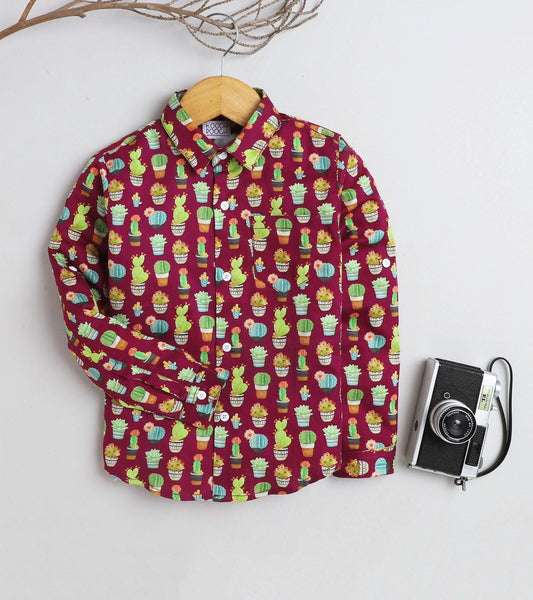 Cts Printed Full Sleeve Shirt