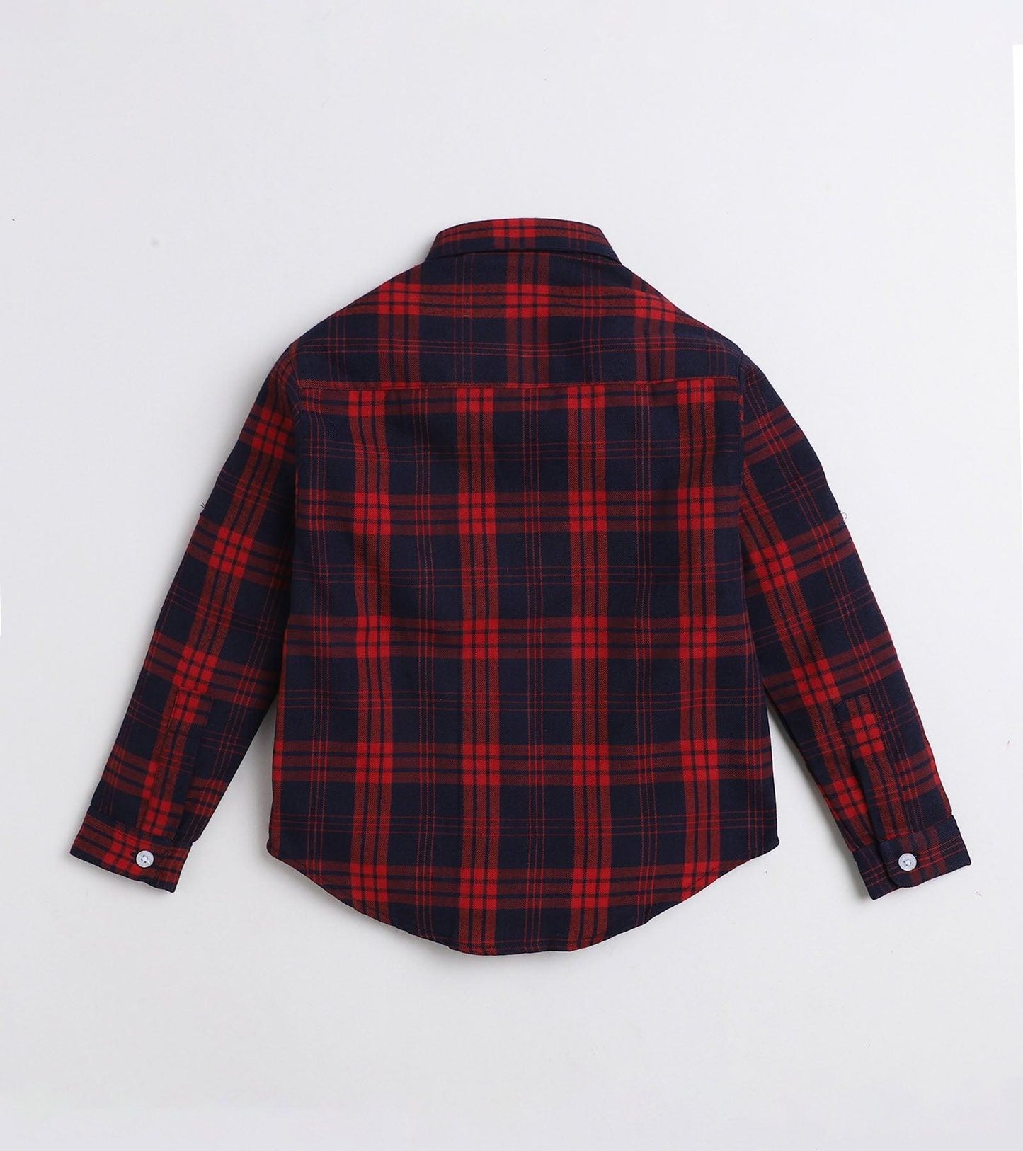 Red Checks Pure Cotton Full Sleeve Shirt
