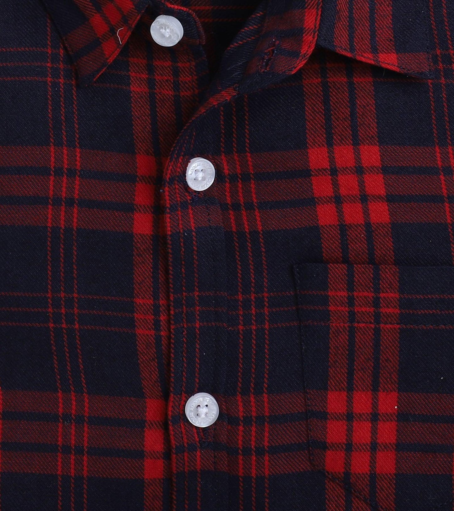 Red Checks Pure Cotton Full Sleeve Shirt - koochi Poochi