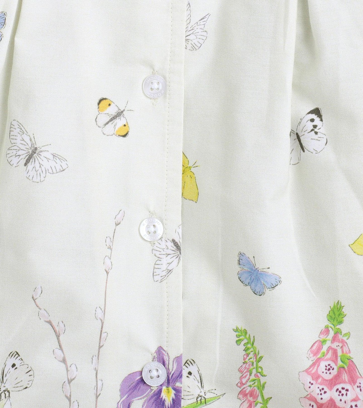 Floral Border Girls Printed Nightsuit set