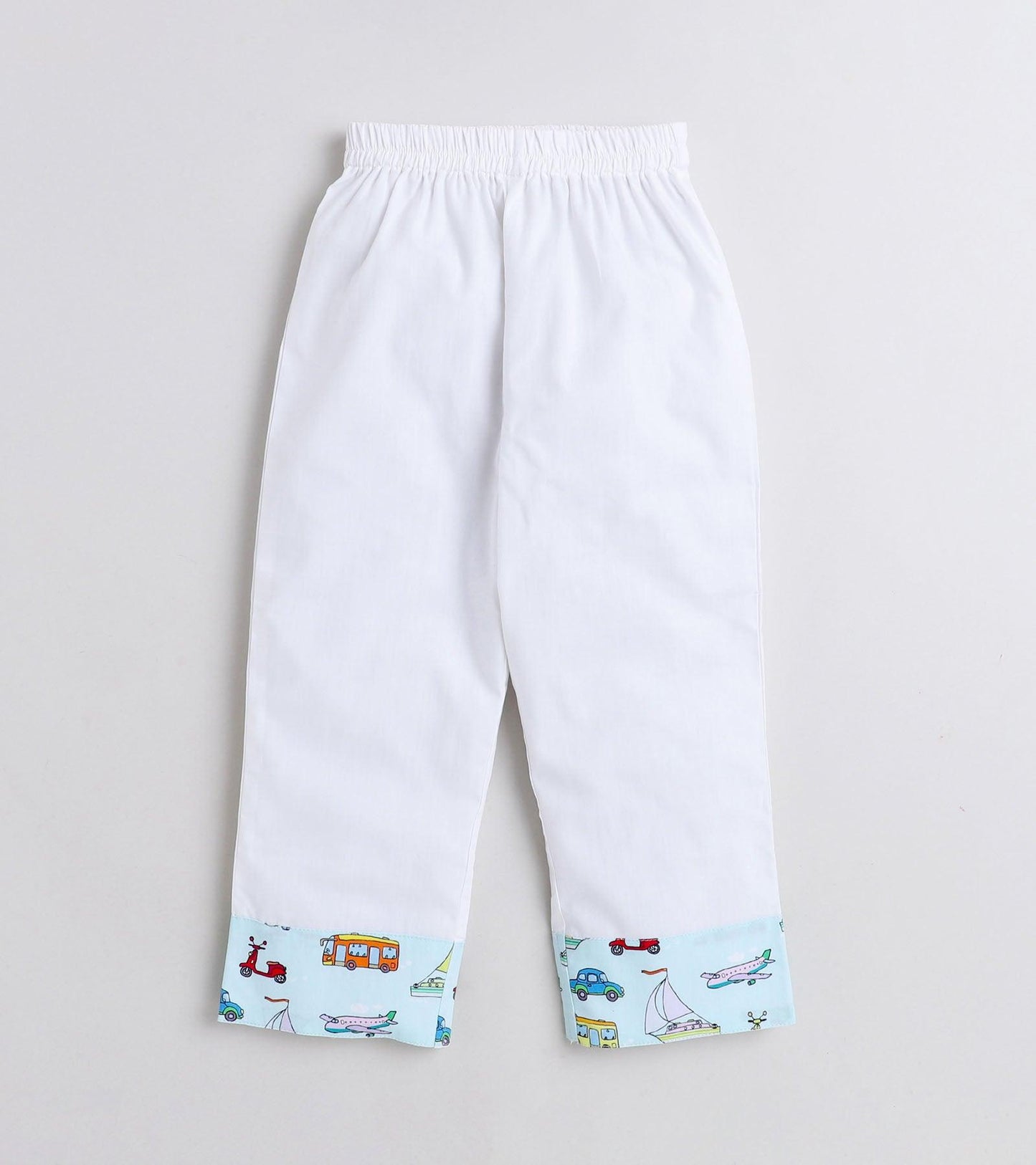 Transport Theme Printed Pyjama Kurta Set - koochi Poochi