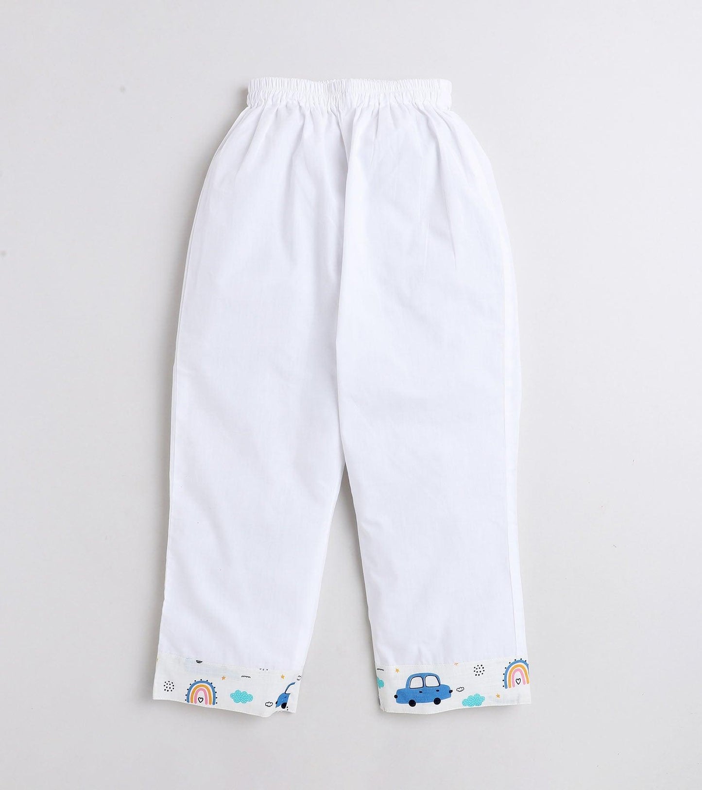 Mini Car Printed Pyjama Kurta Set