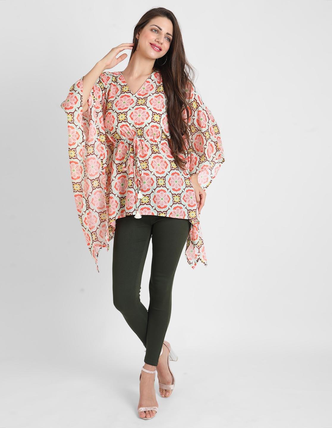 Geometric Print Kaftan