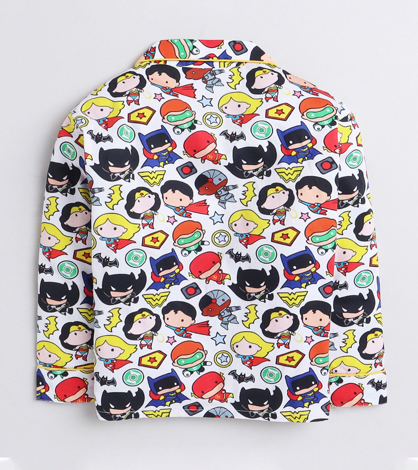 Mini Superhero Printed Night Suit Set