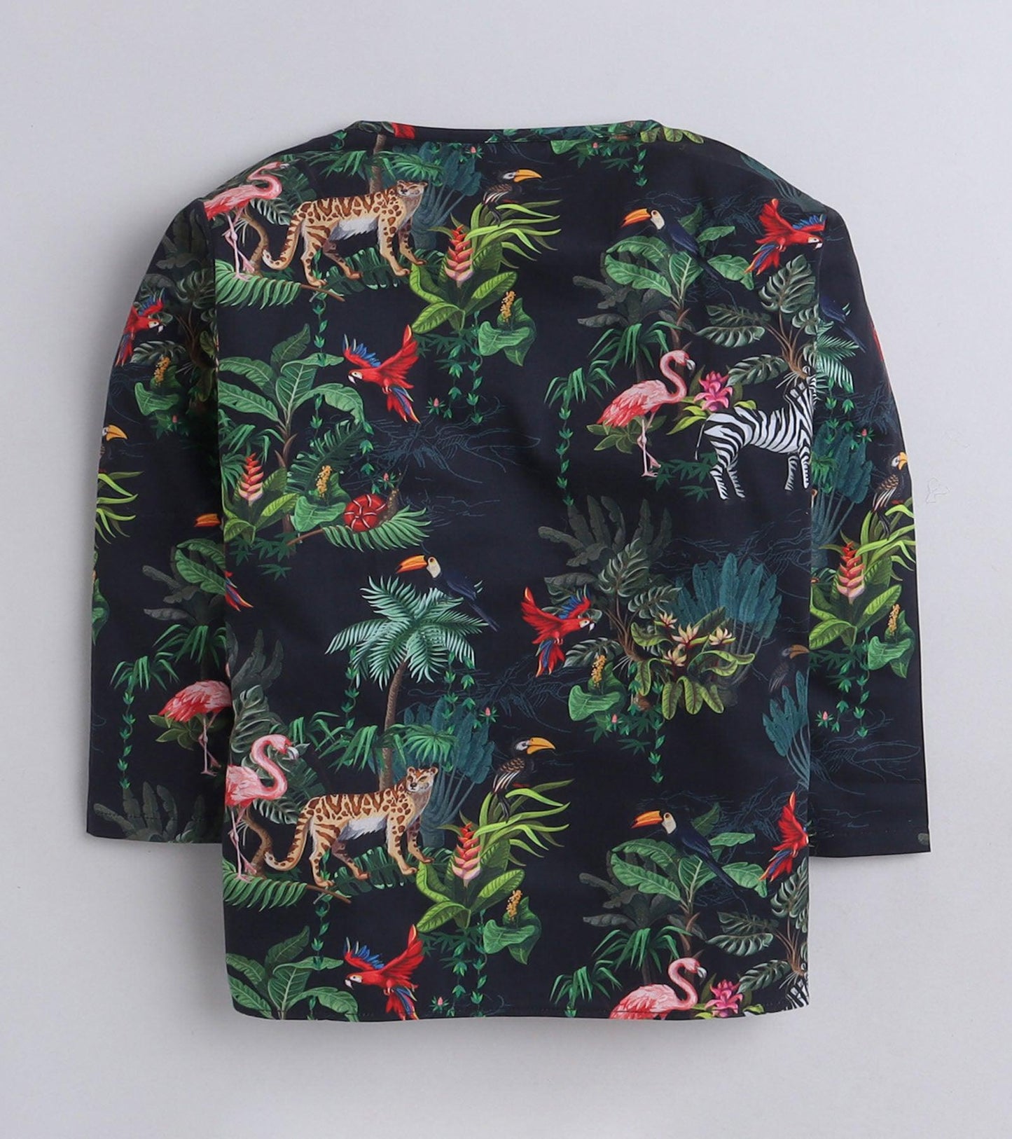 Night Jungle Printed Pyjama Kurta Set