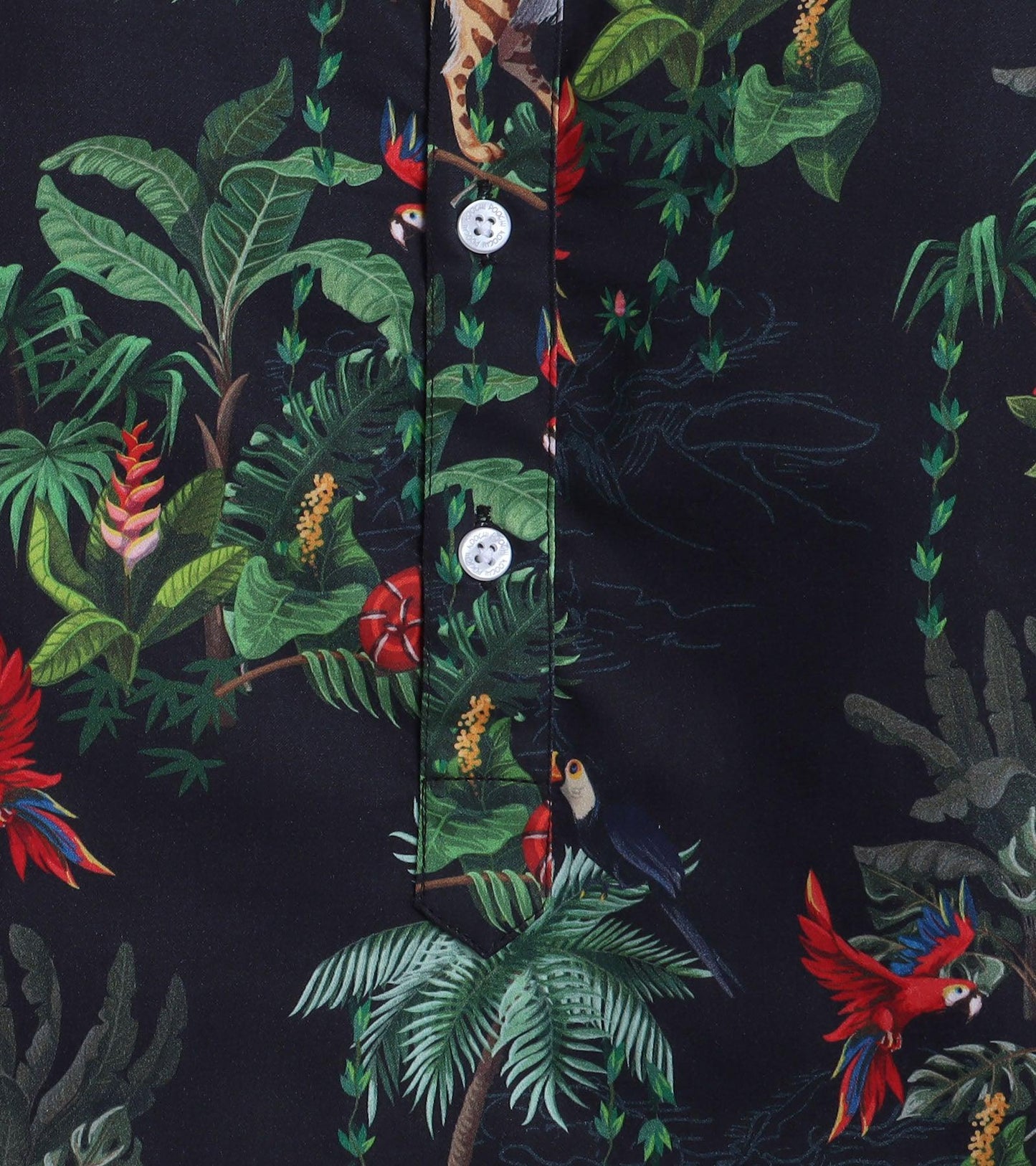Night Jungle Printed Pyjama Kurta Set