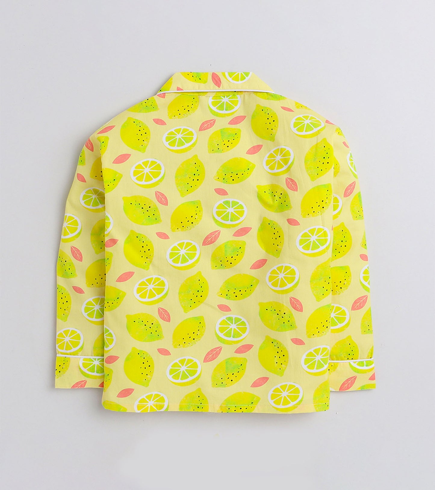 Sunshine Lemon Printed Night Suit Set