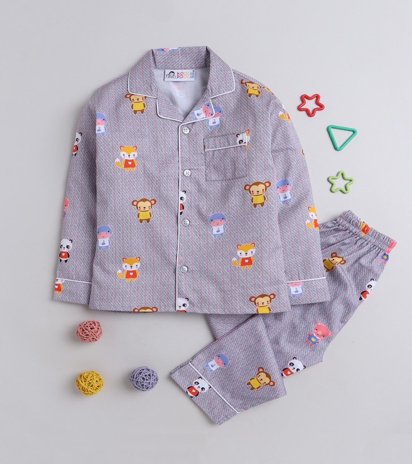 Cartoon printed Nightsuit Set