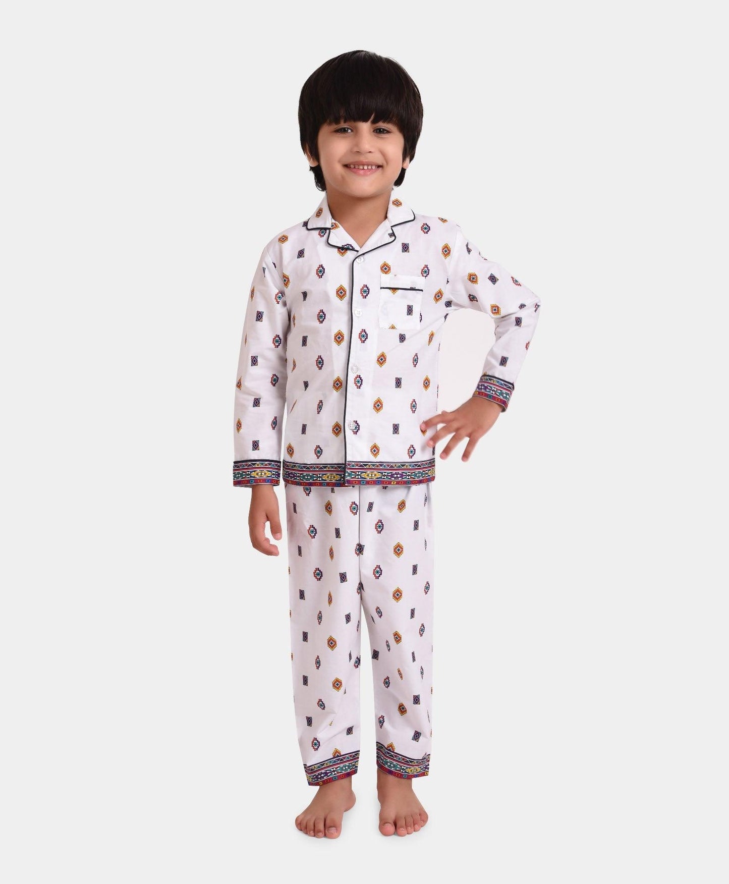 Classic Printed Nightsuit Set