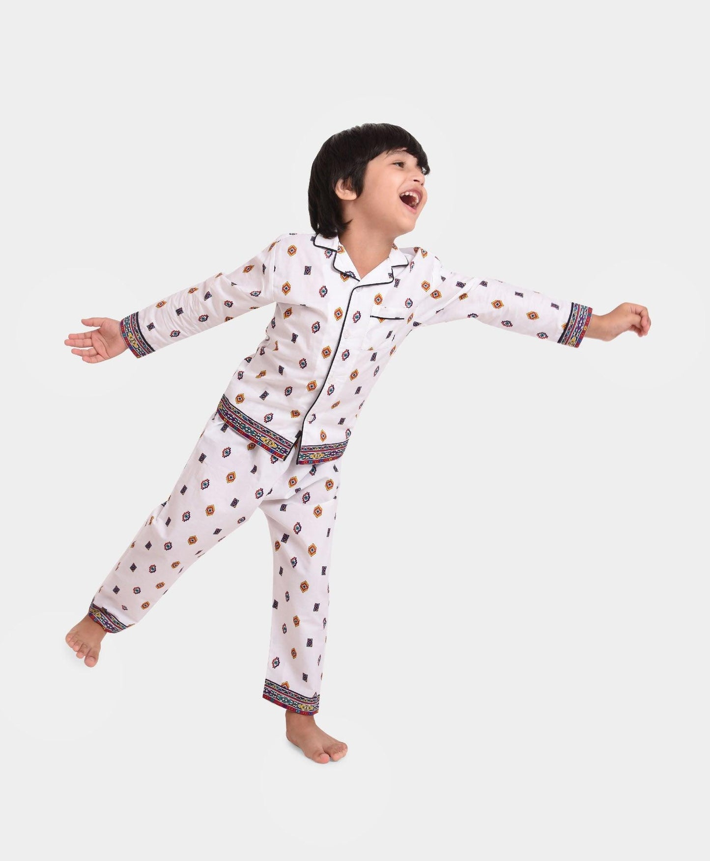 Classic Printed Nightsuit Set