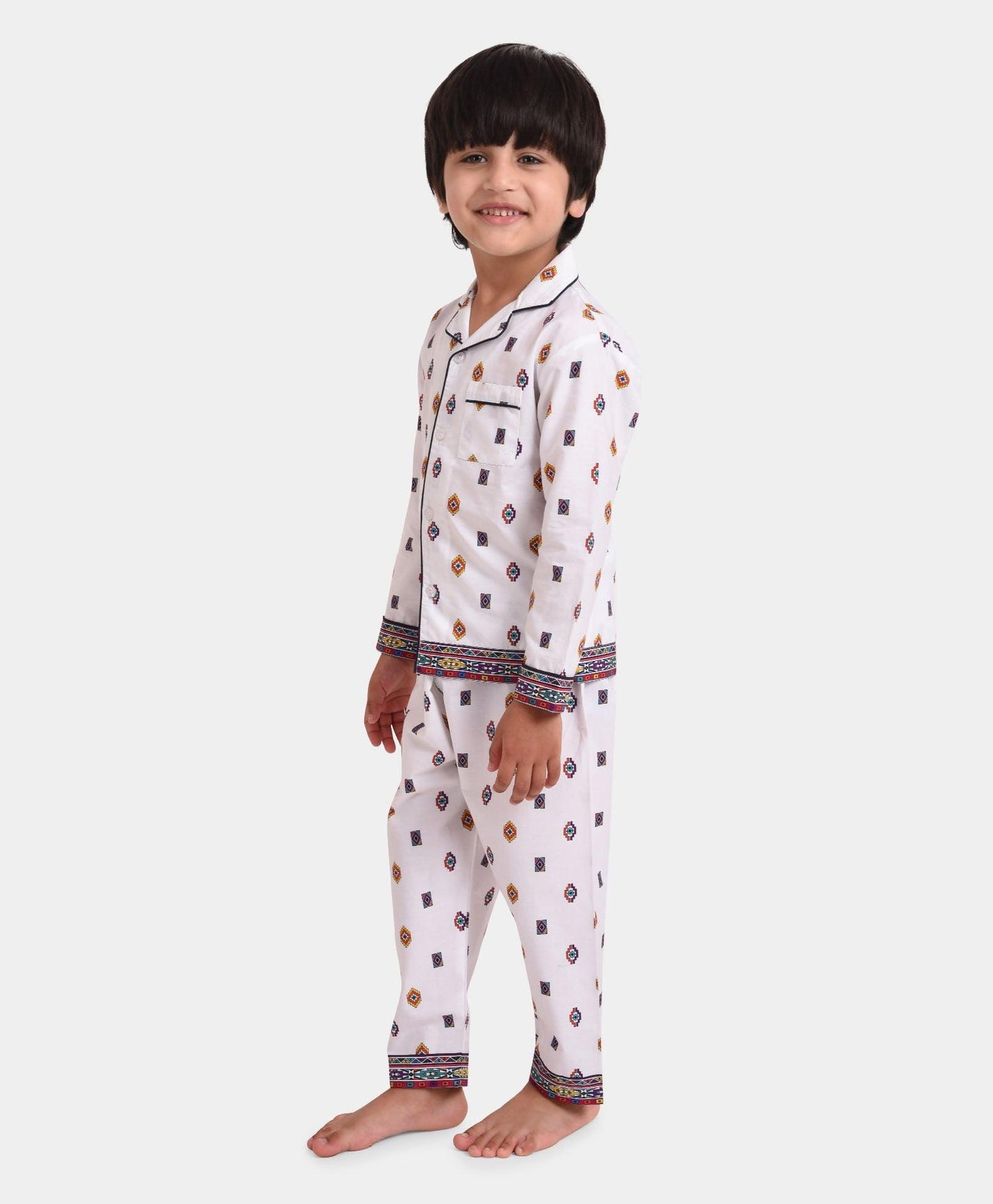 Classic Printed Nightsuit Set