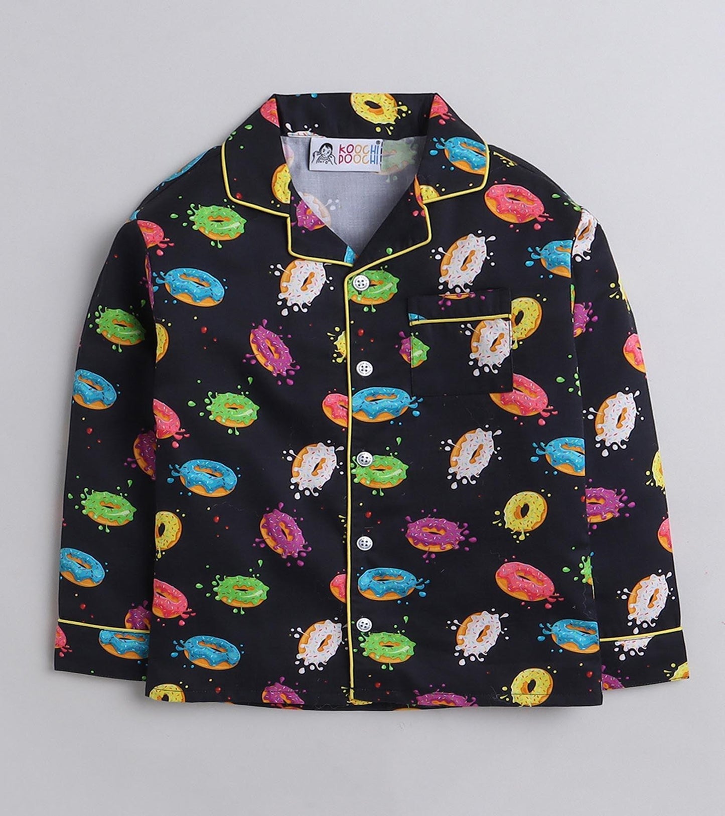 Doughnut printed Nightsuit Set