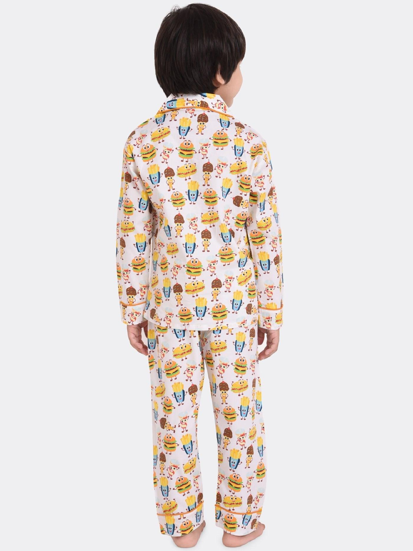 Fav Food Printed Nightsuit Set