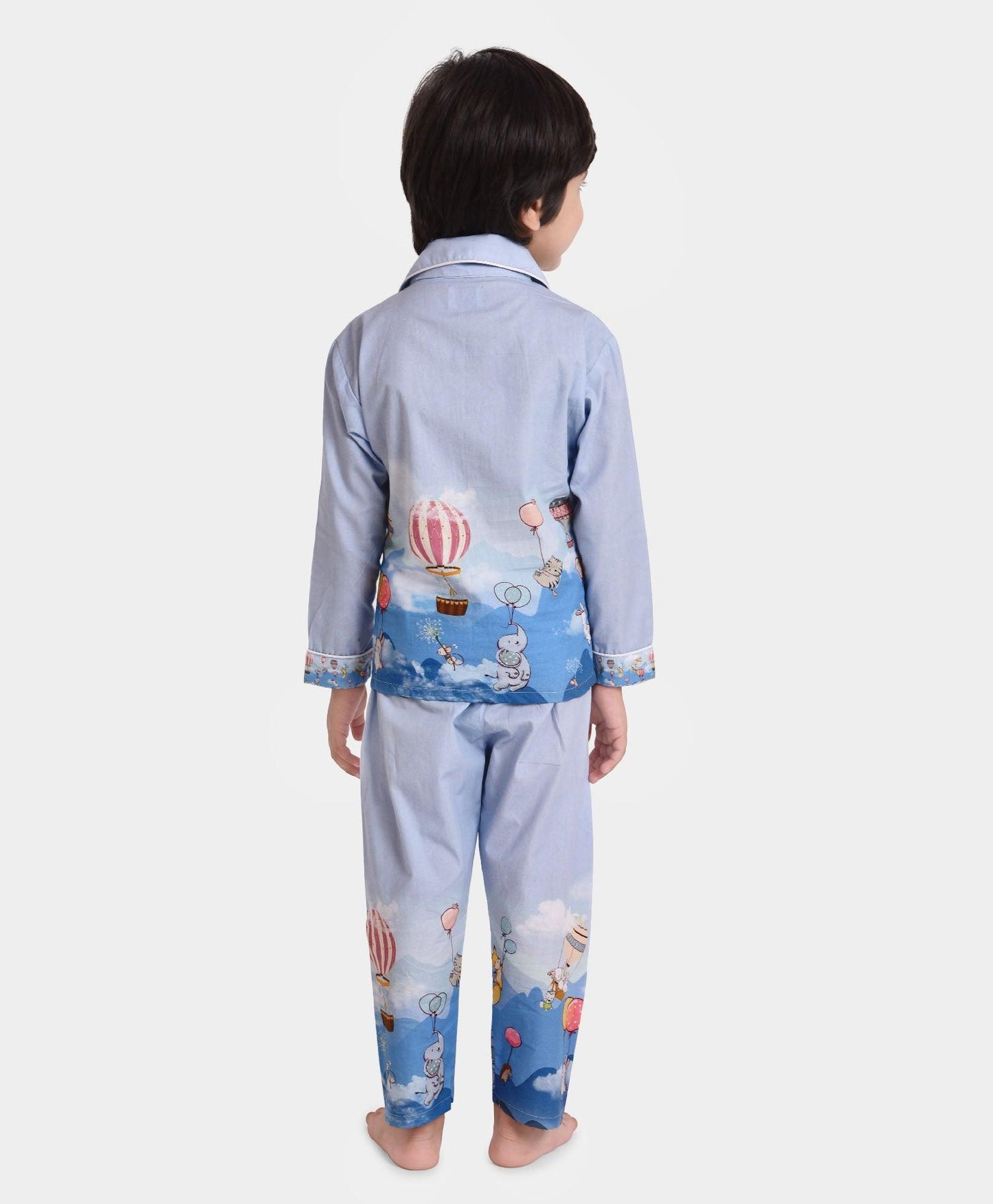 Fun in Clouds Printed Nightsuit Set