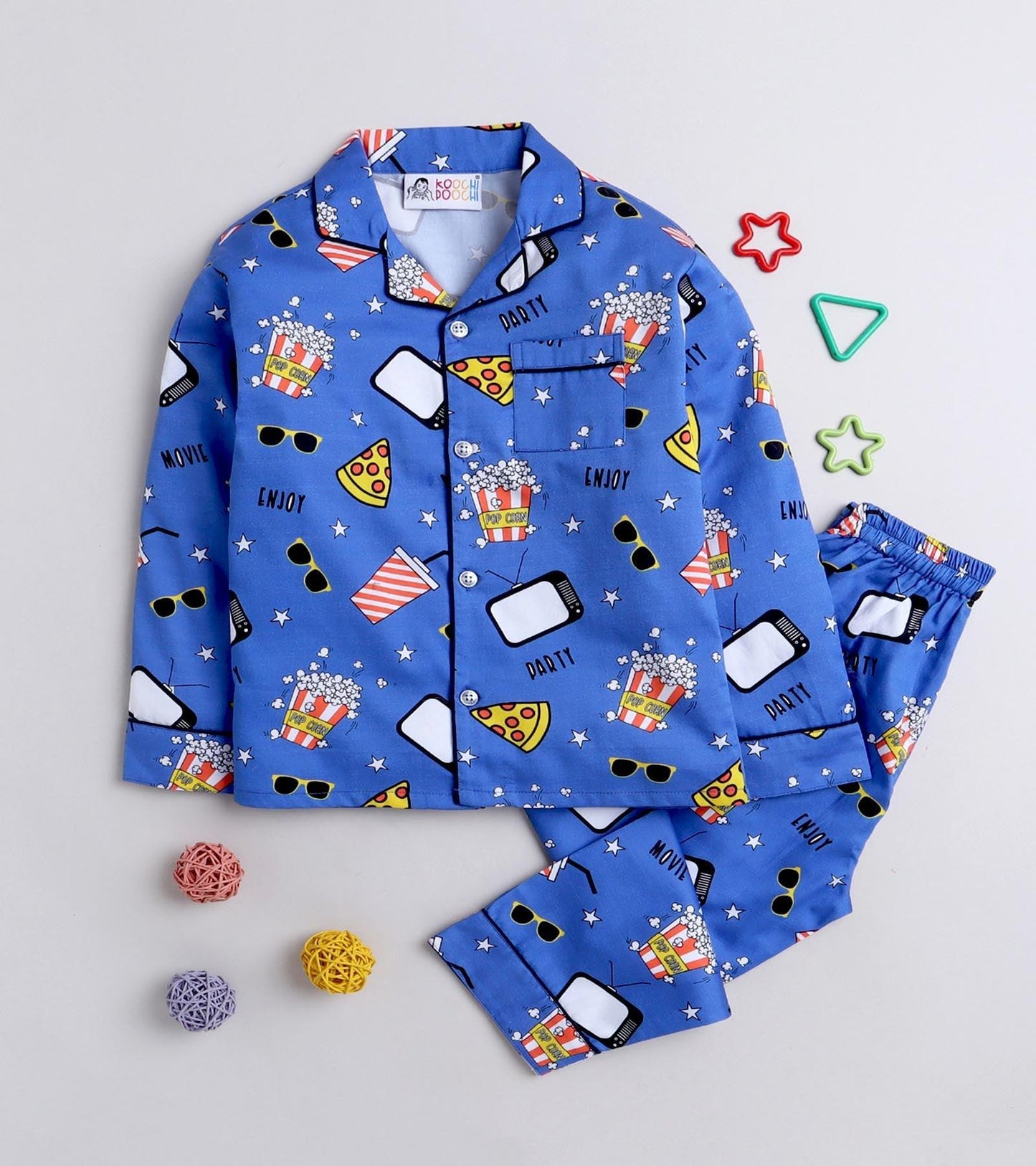 Fun TV Printed Nightsuit Set