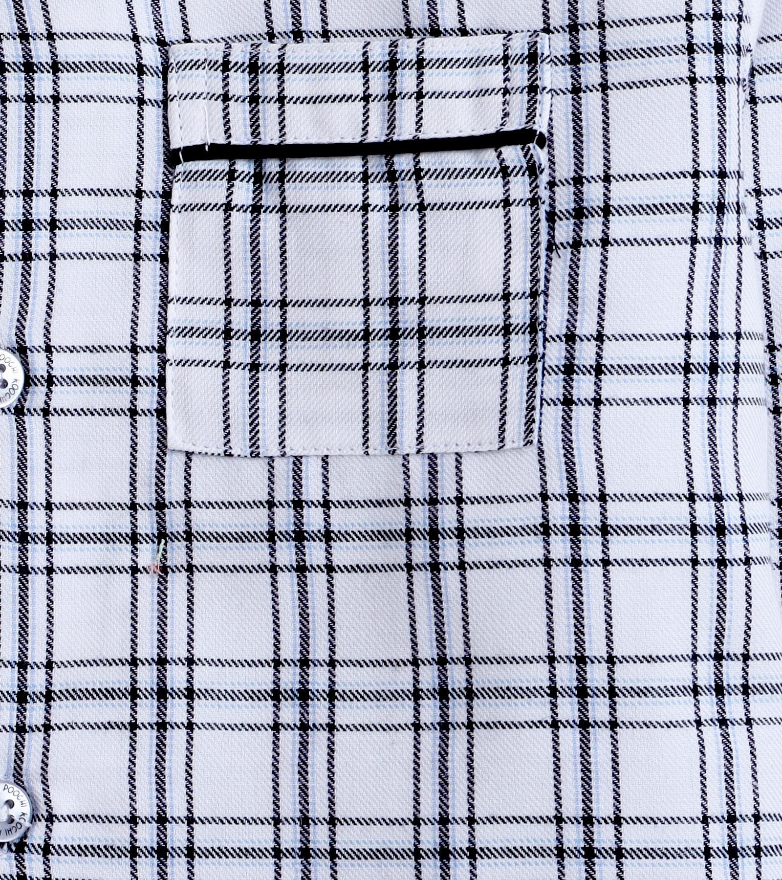 Grey Checks Nightsuit Set