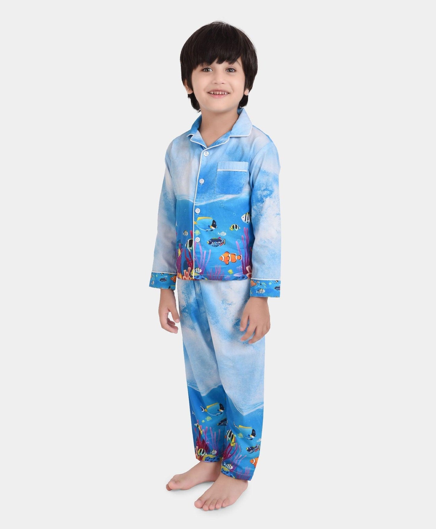 Marina Printed Nightsuit Set