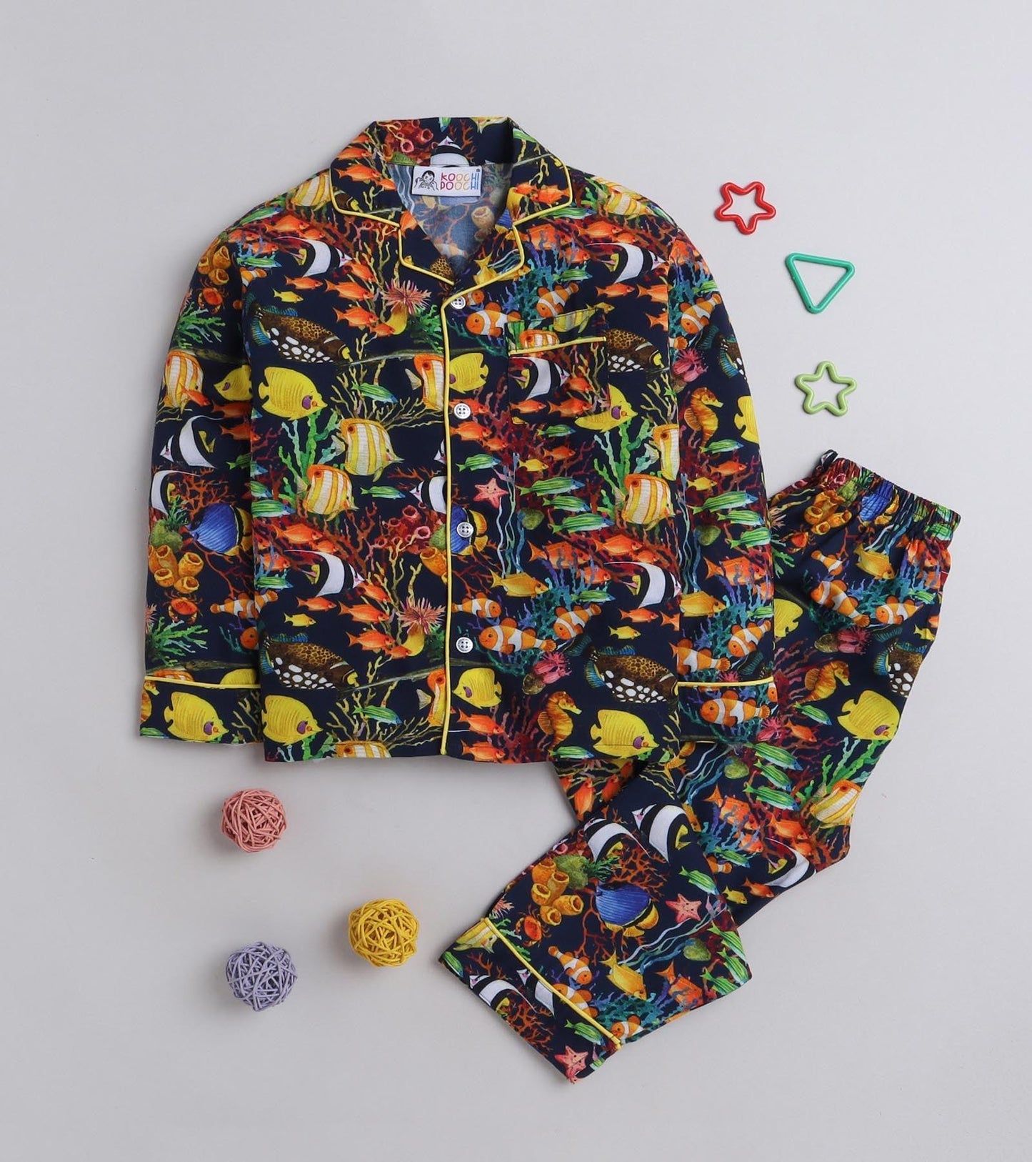 Marine life Printed Nightsuit Set