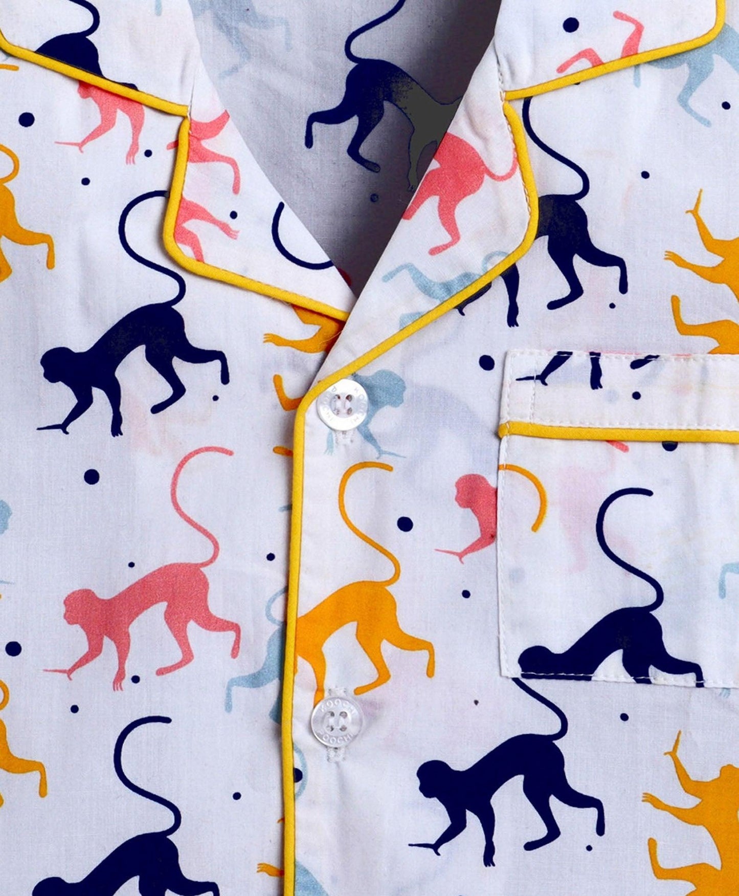 Monkeying Around Printed Night Suit Set