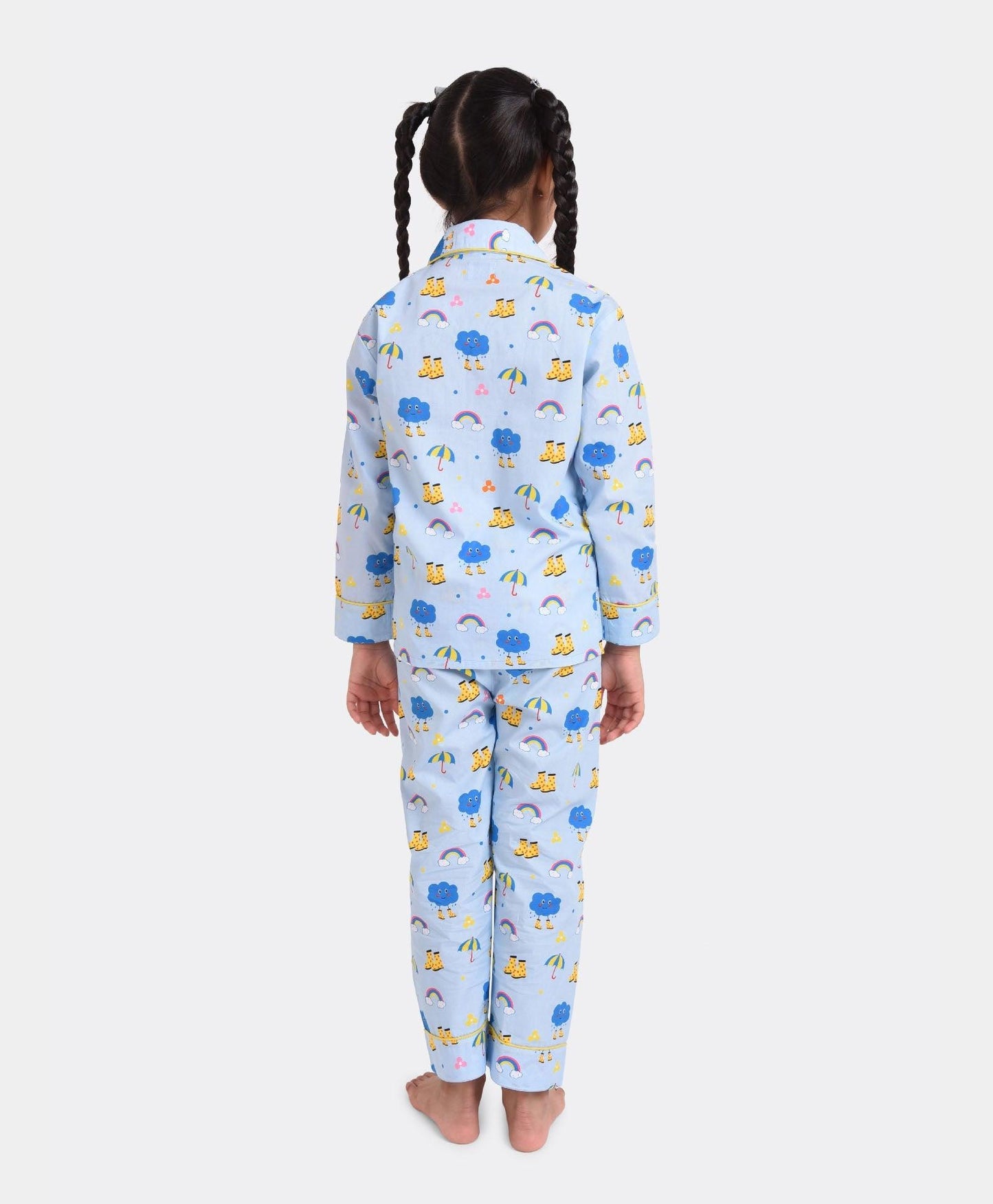 Monsoon Theme Printed Nightsuit Set