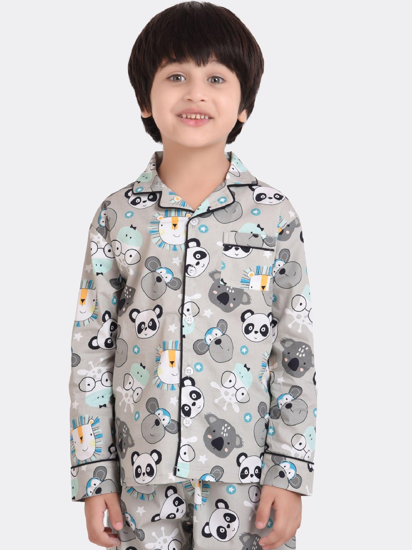 Panda Printed Nightsuit Set