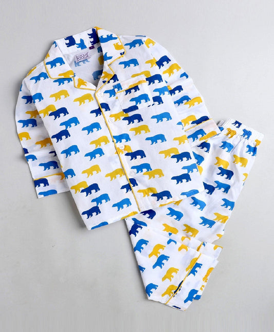 Polar Rush Printed Night Suit Set