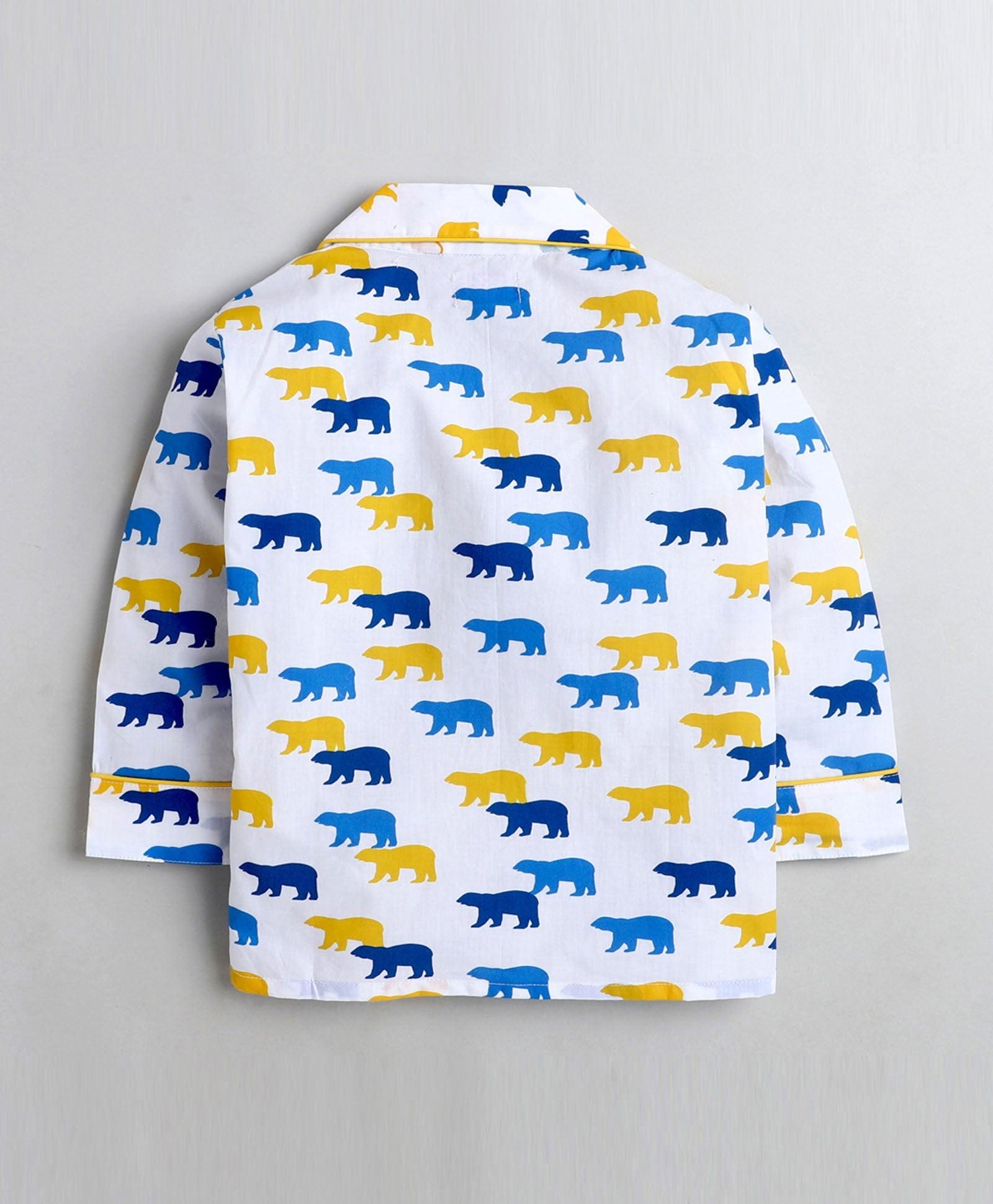 Polar Rush Printed Night Suit Set