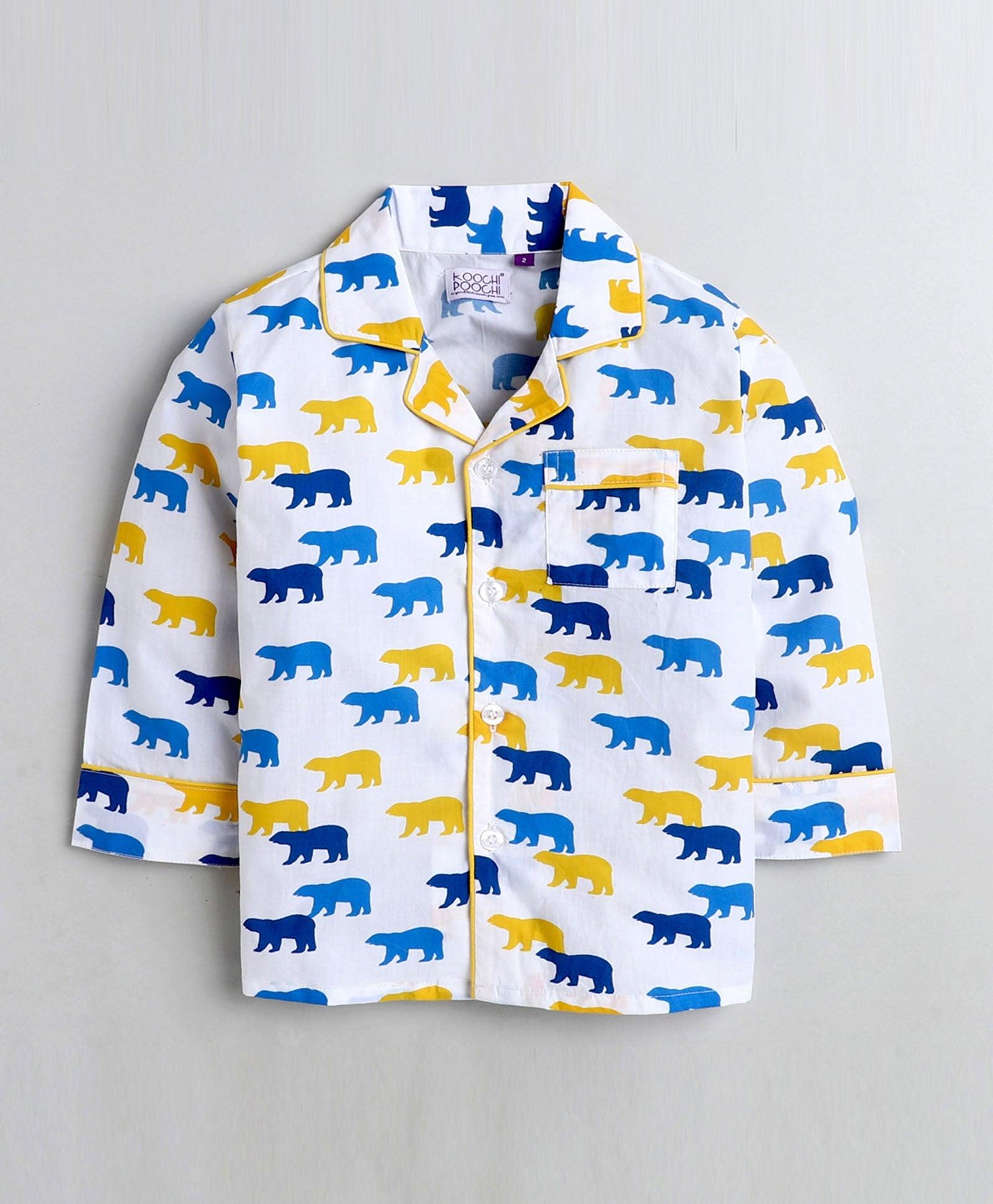 Polar Rush Printed Night Suit Set