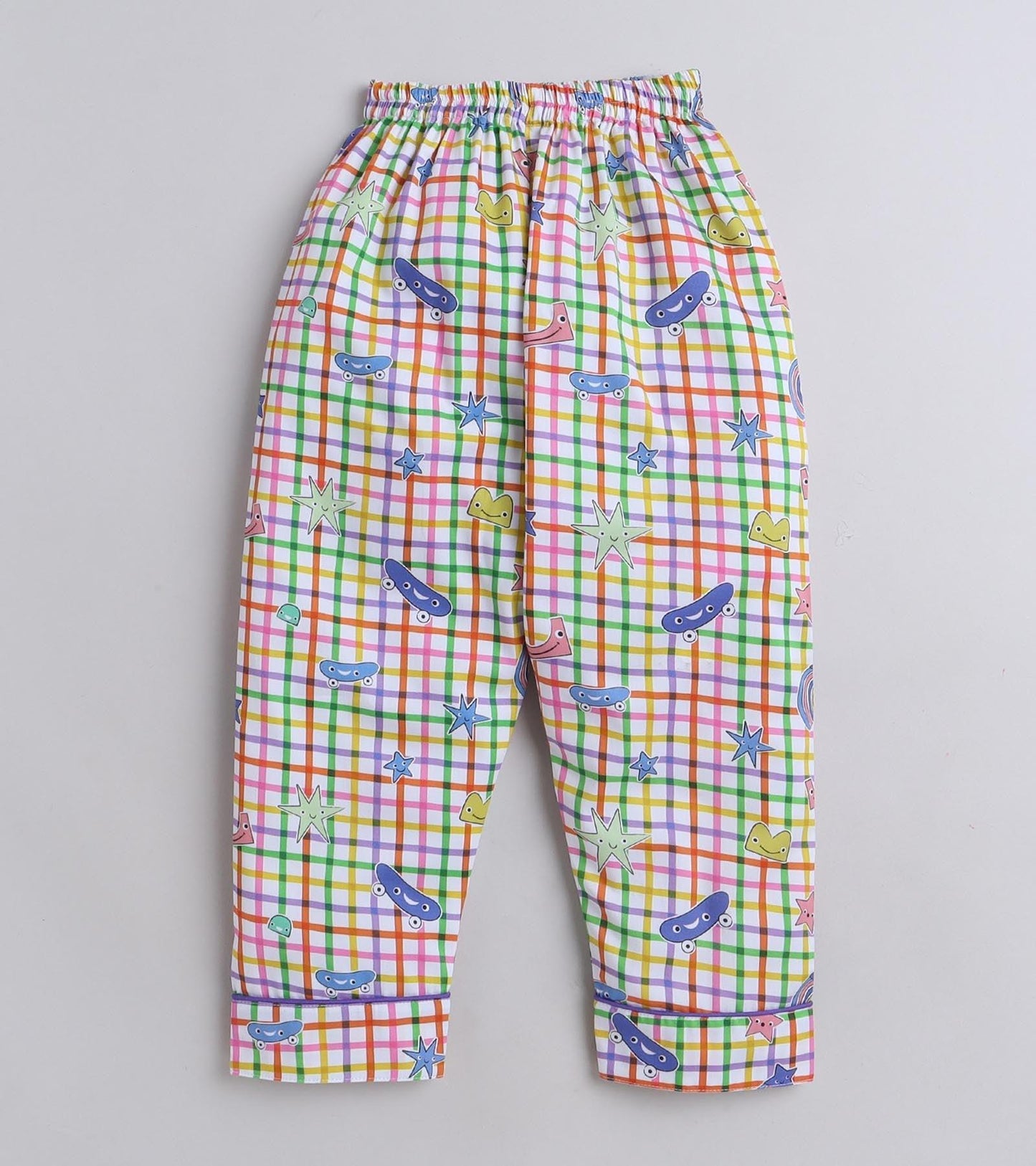 Skateboard Printed Nightsuit Set