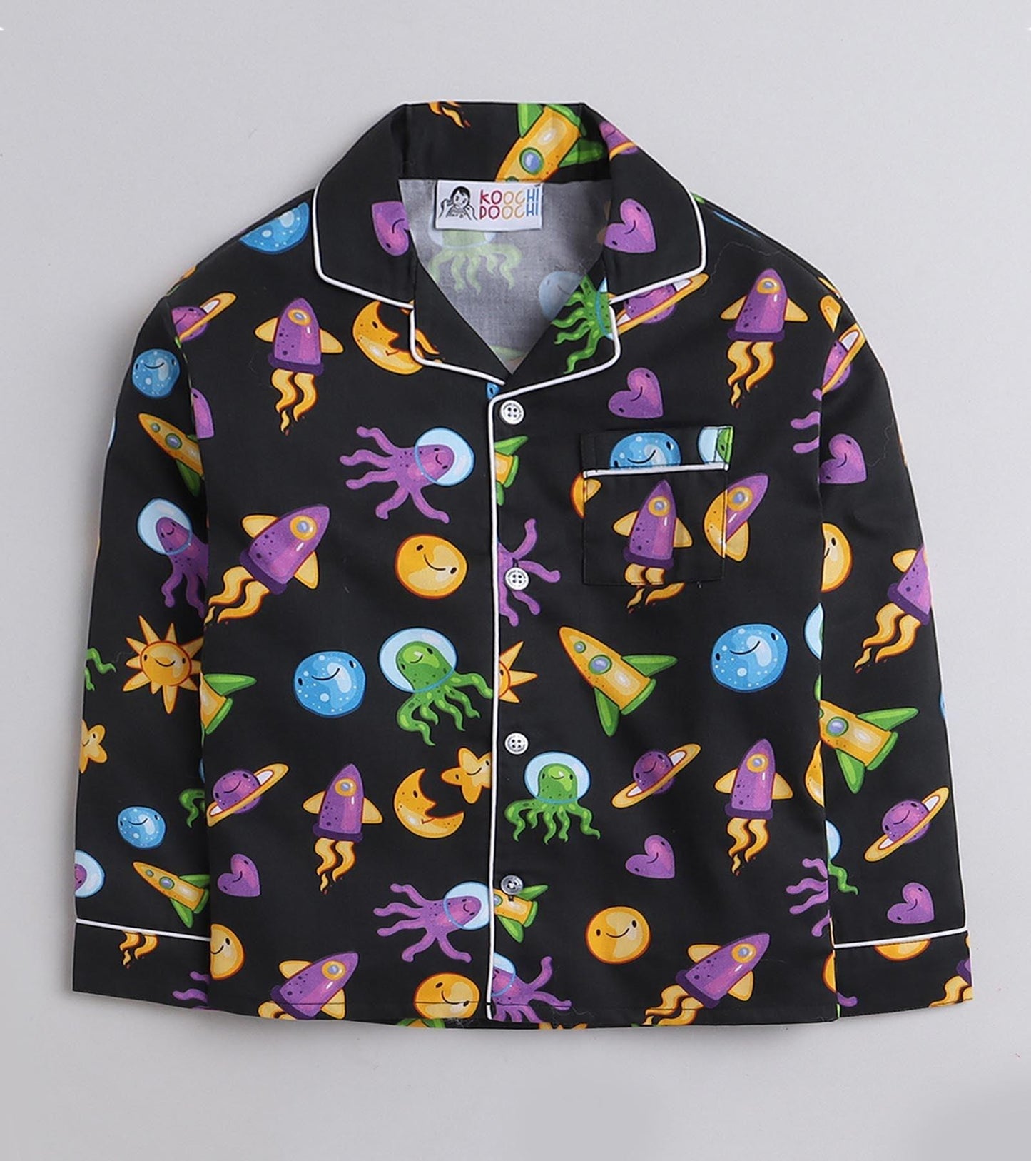 Space printed Nightsuit Set